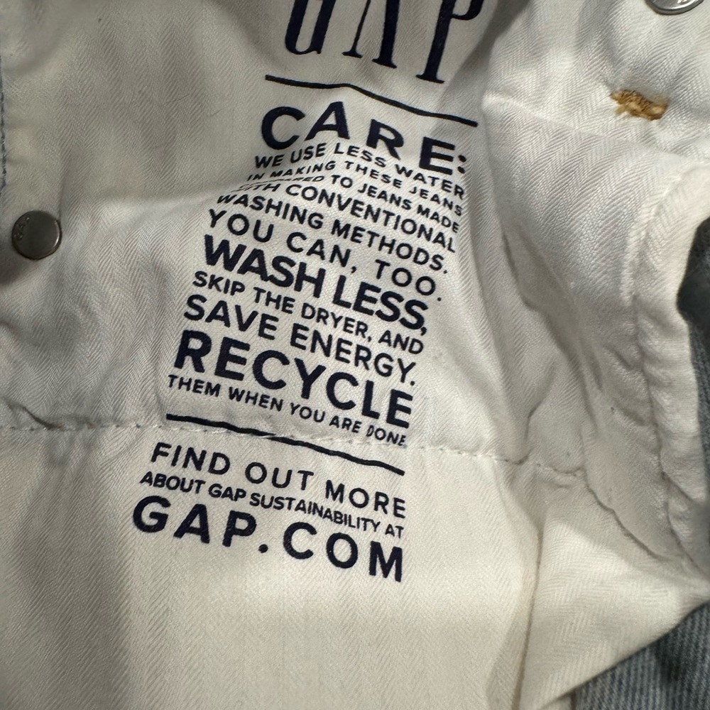 GAP Acid Wash Denim Jeans - Picture 6 of 8